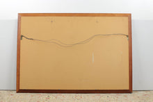 Load image into Gallery viewer, Large Mahogany Framed Mirror - 46" x  32"
