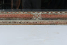 Load image into Gallery viewer, Large Ornate Tuscan Style Wall Mirror Distressed Red Gold Frame 43 x 55