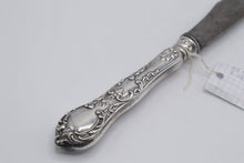 Load image into Gallery viewer, Antique Gorham H140 Sterling Silver Handle Bread Knife 15 Inch