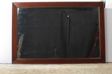 Load image into Gallery viewer, Large Mahogany Framed Mirror - 49" x 33"
