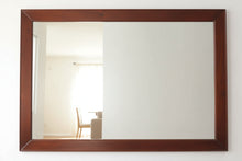 Load image into Gallery viewer, Craftique Solid Mahogany Wall Mirror Large Rectangular Frame 49 x 33