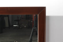 Load image into Gallery viewer, Large Mahogany Framed Mirror - 49" x 33"