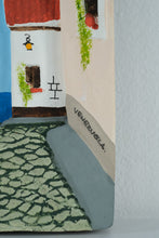 Load image into Gallery viewer, “Las Casitas” Venezuelan Handcrafted Wall Plaque – Colorful Margarita Island Village Scene