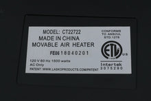 Load image into Gallery viewer, Lasko CT22722 Digital Ceramic Tower Heater with Remote Control β 1500W Programmable Space Heater