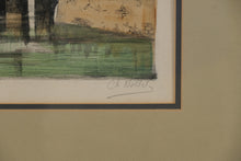 Load image into Gallery viewer, Charles Nollet “Le Château de Chenonceau” Original Hand-Colored Etching – Signed, Framed (21" x 17")