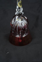 Load image into Gallery viewer, House of Global Art Ruby Red Crystal Bell West Germany Lead Crystal 9"