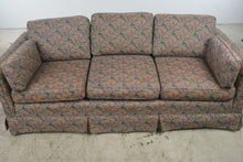 Load image into Gallery viewer, Vintage Floral Leaf Upholstered Couch 84 Inch Traditional Sofa
