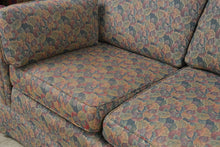 Load image into Gallery viewer, Vintage Floral Leaf Upholstered Couch 84 Inch Traditional Sofa