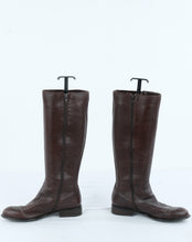 Load image into Gallery viewer, Franco Sarto L Ranger Womens Tall Riding Boots Brown Leather Size 8M