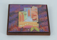 Load image into Gallery viewer, Puerto Rico Ceramic Tile Plaque by Leda – Colorful Street Scene on Wood – Free Shipping