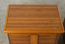 Load image into Gallery viewer, Lea Furniture Oak Two-Drawer Nightstands, Pair