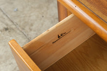 Load image into Gallery viewer, Lea Furniture Oak Two-Drawer Nightstands, Pair