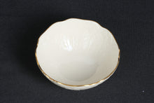 Load image into Gallery viewer, Lenox Greenfield Small Candy Nut Bowl Ivory Porcelain 24K Gold Trim 4.5 Inch