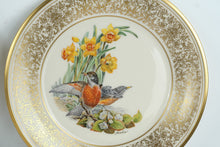 Load image into Gallery viewer, Lenox Boehm Birds Limited Edition Collector Plates Set Gold Rim Made in USA