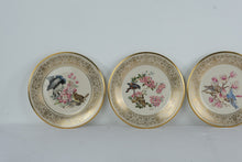 Load image into Gallery viewer, Lenox Boehm Birds Limited Edition Collector Plates Set Gold Rim Made in USA