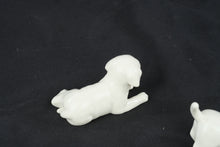 Load image into Gallery viewer, Lenox Porcelain Puppy Figurines Set of 2 White Bone China Dogs