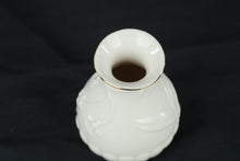 Load image into Gallery viewer, Lenox Floral Melody Bone China Bud Vase American by Design Gold Trim Ivory