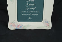 Load image into Gallery viewer, Lenox Chatsworth Collection Porcelain Picture Frame Floral 3x5 Photo USA