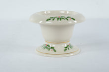 Load image into Gallery viewer, Lenox Holiday Pillar Candle Holder Holly Berry Gold Trim