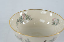 Load image into Gallery viewer, Lenox Serenade China Serving Bowl Floral Gold Trim USA
