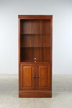 Load image into Gallery viewer, Lexington Solid Wood Library Bookcase Cabinet with Glass Shelves and Lighting