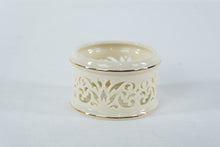 Load image into Gallery viewer, Lenox Illuminations Pierced Votive Candle Holder Ivory Porcelain