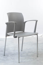 Load image into Gallery viewer, Light Grey Poly Arm Chair