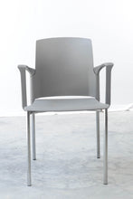 Load image into Gallery viewer, Light Grey Poly Arm Chair