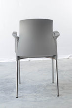 Load image into Gallery viewer, Light Grey Poly Arm Chair
