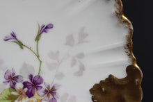 Load image into Gallery viewer, Limoges France Antique Hand Painted Floral Plate - 13"