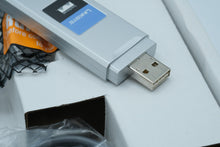 Load image into Gallery viewer, Linksys WUSB54GC Compact Wireless-G USB Adapter (2.4GHz, 802.11g) – New in Box