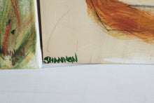 Load image into Gallery viewer, Original Signed Lion and Lioness Diptych Acrylic Paintings on Canvas Pair 30 x 40