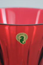 Load image into Gallery viewer, Waterford Crystal Lismore Crimson 8" Flared Vase – Original Box Included