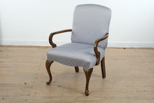 Load image into Gallery viewer, Light Blue Upholstered Accent Armchair with Cabriole Legs