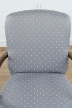 Load image into Gallery viewer, Light Blue Upholstered Accent Armchair with Cabriole Legs