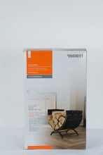 Load image into Gallery viewer, Style Selections Log Holder Black Metal Firewood Rack 0669011 New In Box