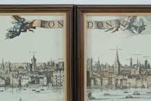 Load image into Gallery viewer, Vintage London Thames Panorama Framed Wall Art Set After Wenceslaus Hollar