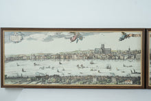 Load image into Gallery viewer, Vintage London Thames Panorama Framed Wall Art Set After Wenceslaus Hollar