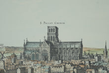 Load image into Gallery viewer, Vintage London Thames Panorama Framed Wall Art Set After Wenceslaus Hollar
