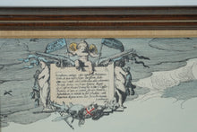 Load image into Gallery viewer, Vintage London Thames Panorama Framed Wall Art Set After Wenceslaus Hollar