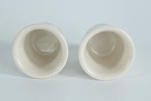 Load image into Gallery viewer, Longaberger Pottery Holly Votive Candle Holders – Set of 2