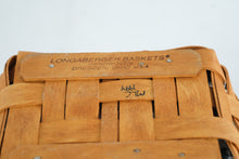 Load image into Gallery viewer, Longaberger Christmas Collection 1994 Jingle Bell Basket with Lid Handwoven USA