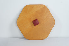 Load image into Gallery viewer, Longaberger Six-Sided Basket with Lid & Plastic Insert – Handwoven USA