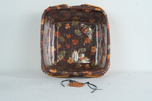 Load image into Gallery viewer, Longaberger 1997 Shades of Autumn Bountiful Harvest Basket With Wood Lid and Fabric Liner