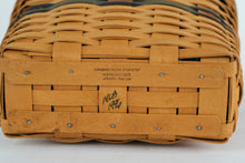 Load image into Gallery viewer, Longaberger Collectors Club Charter Member Basket with Padded Handle 1996 1998 1999