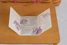 Load image into Gallery viewer, Longaberger Large Picnic Basket 10324 with Lid, Liner & Protector