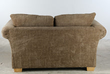 Load image into Gallery viewer, Loren Mitchell Collection Brown Chenille Loveseat