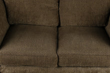 Load image into Gallery viewer, Loren Mitchell Collection Brown Chenille Loveseat