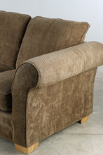 Load image into Gallery viewer, Loren Mitchell Collection Brown Chenille Loveseat