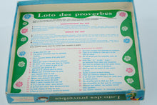 Load image into Gallery viewer, Loto des Proverbes Vintage French Educational Game by Fernand Nathan